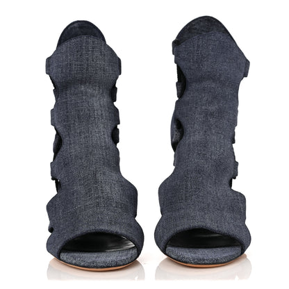 Jimmy Choo Denim Sandals 39 Indigo 2 of 8