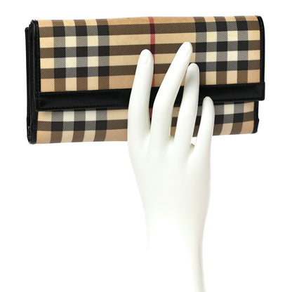Burberry Nova Check Continental Wallet Black 2 of 22