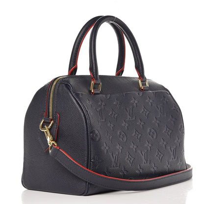 Louis Vuitton Empreinte Speedy Bandouliere 25 NM Marine Rouge 4 of 8