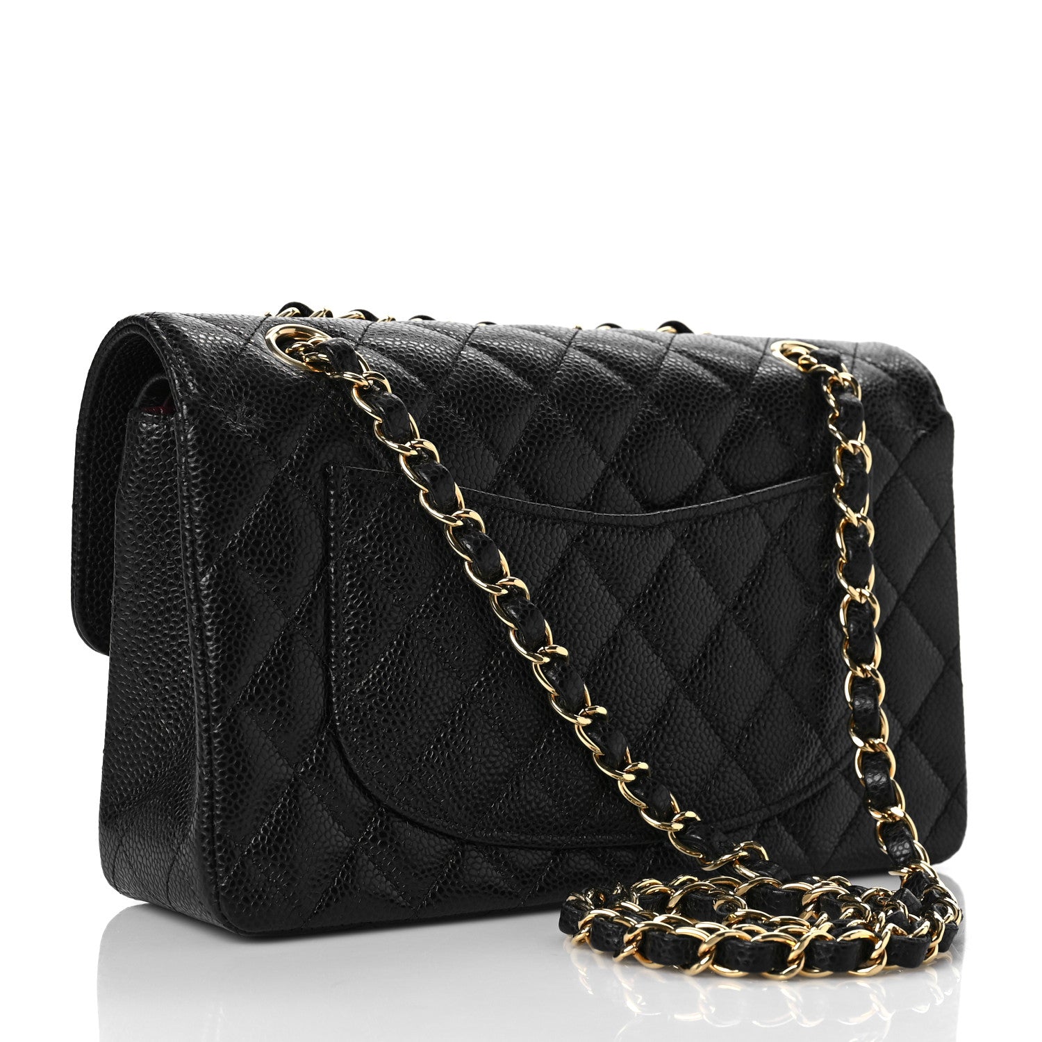 Chanel Caviar Quilted Small Double Flap Black 3 of 9