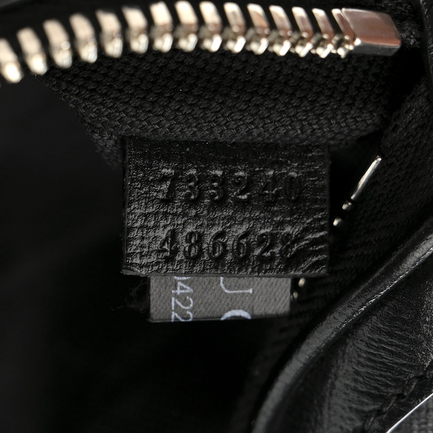 GG Supreme Monogram Textured Calfskin Retro Interlocking G Belt Bag Black