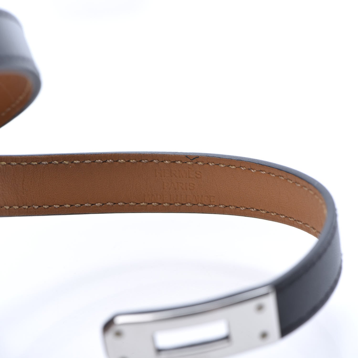 Hermes Box Kelly Double Tour Bracelet M Black 4 of 6