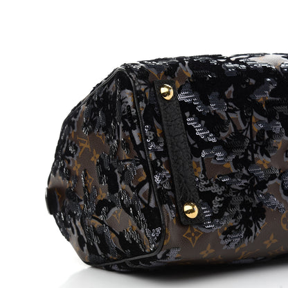 Louis Vuitton Monogram Fleur De Jais Sequins Speedy 30 9 of 11