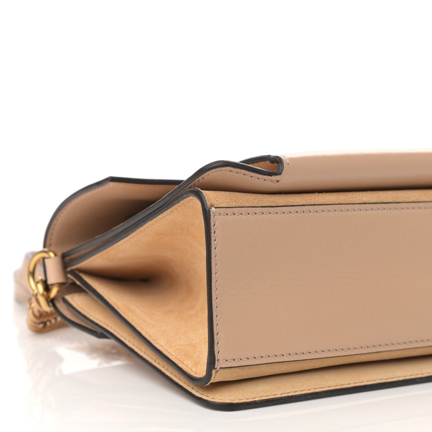 Sugar Goatskin Small GV3 Shoulder Bag Cipria