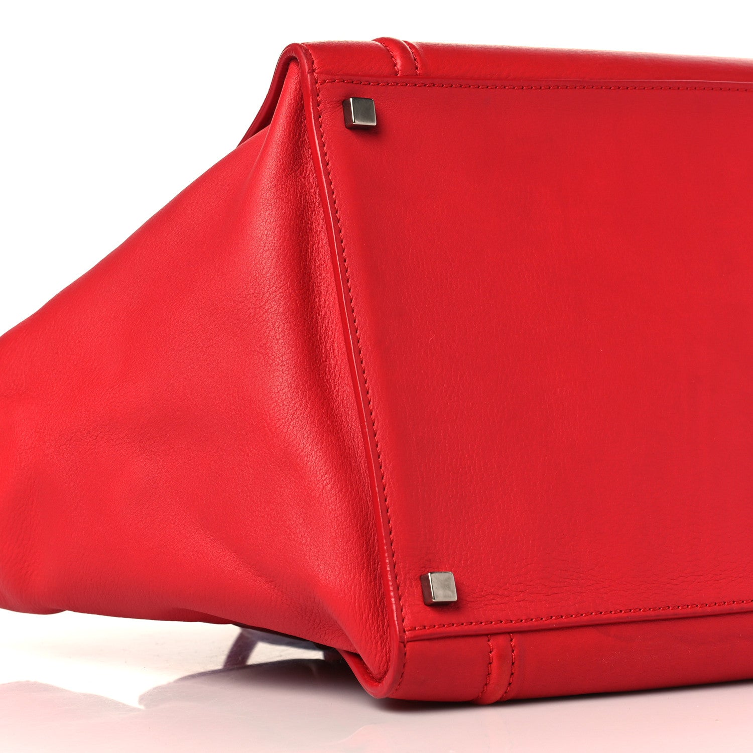 Celine Supple Calfskin Medium Phantom Luggage Vermillion 8 of 11