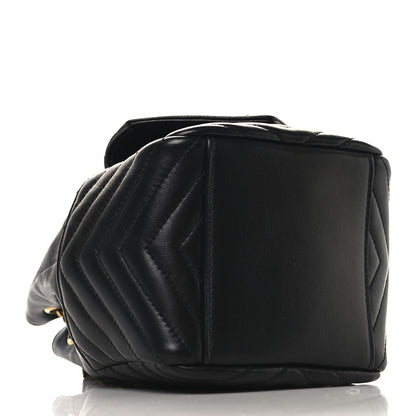 Saint Laurent Lambskin Matelasse Monogram Joe Nano Bucket Bag Black 4 of 11