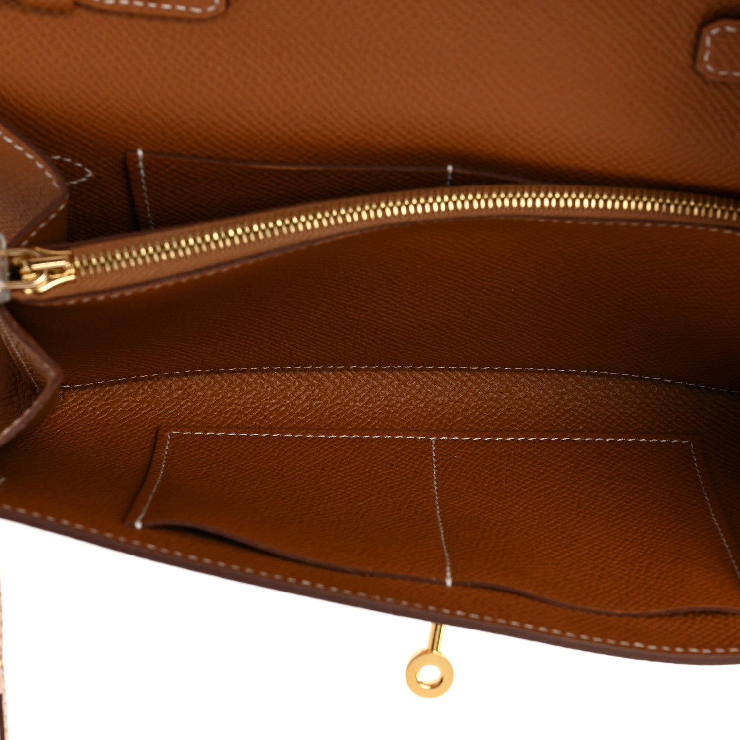 Hermes Epsom Kelly Wallet To Go Gold 7 of 10