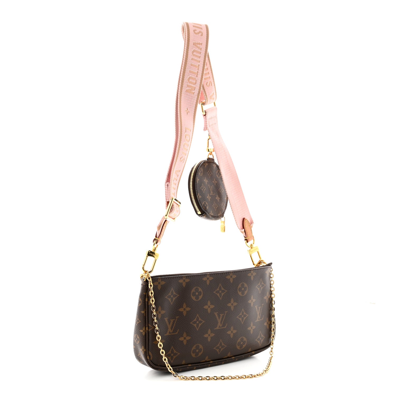 Louis Vuitton Monogram Multi Pochette Accessories Rose Clair 3 of 12
