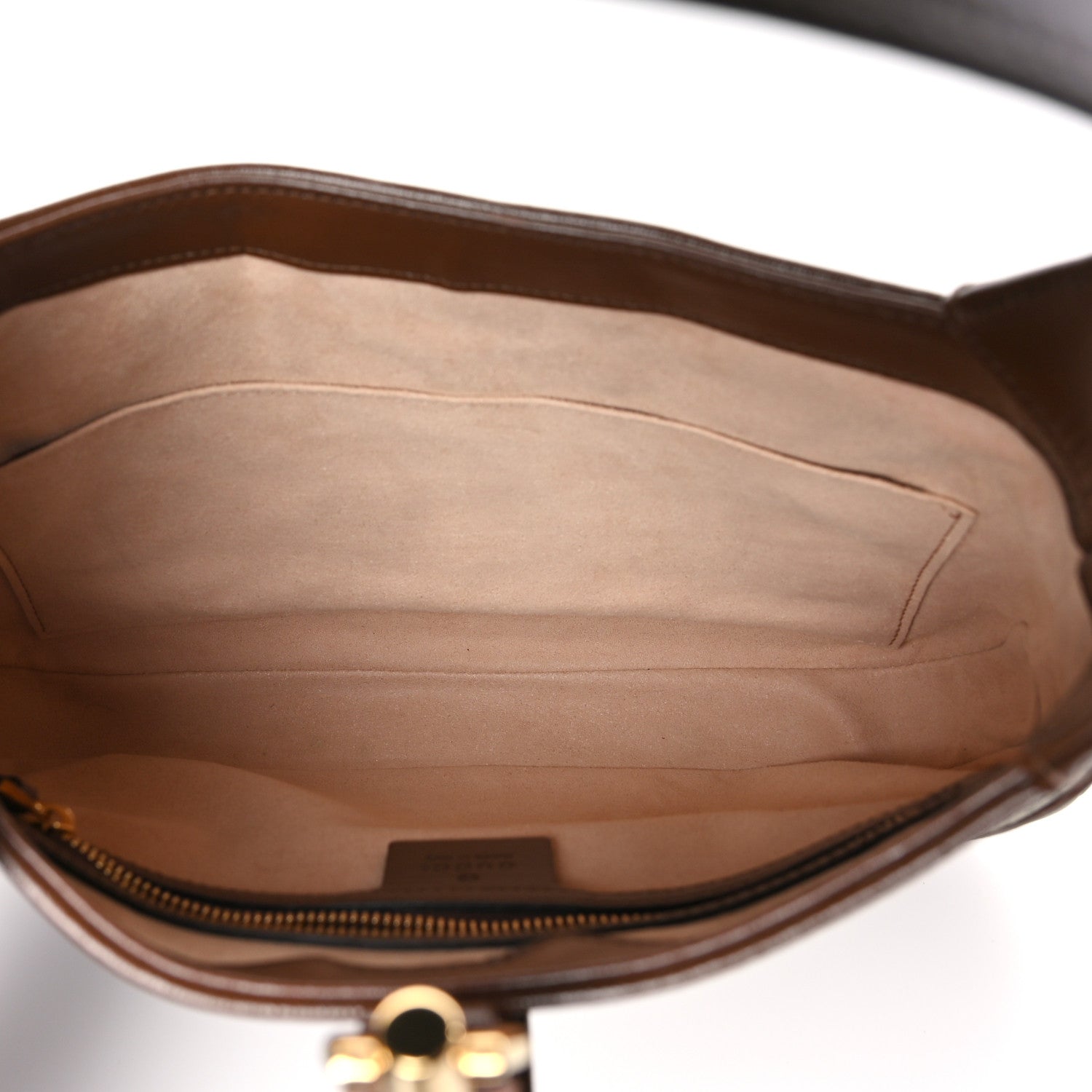 Gucci GG Supreme Monogram Azalea Calfskin Web Small Jackie 1961 Hobo Beige Ebony Brown Sugar 5 of 9