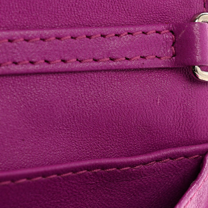 Christian Dior Lambskin Cannage Miss Dior Chain Wallet Dark Pink 8 of 12