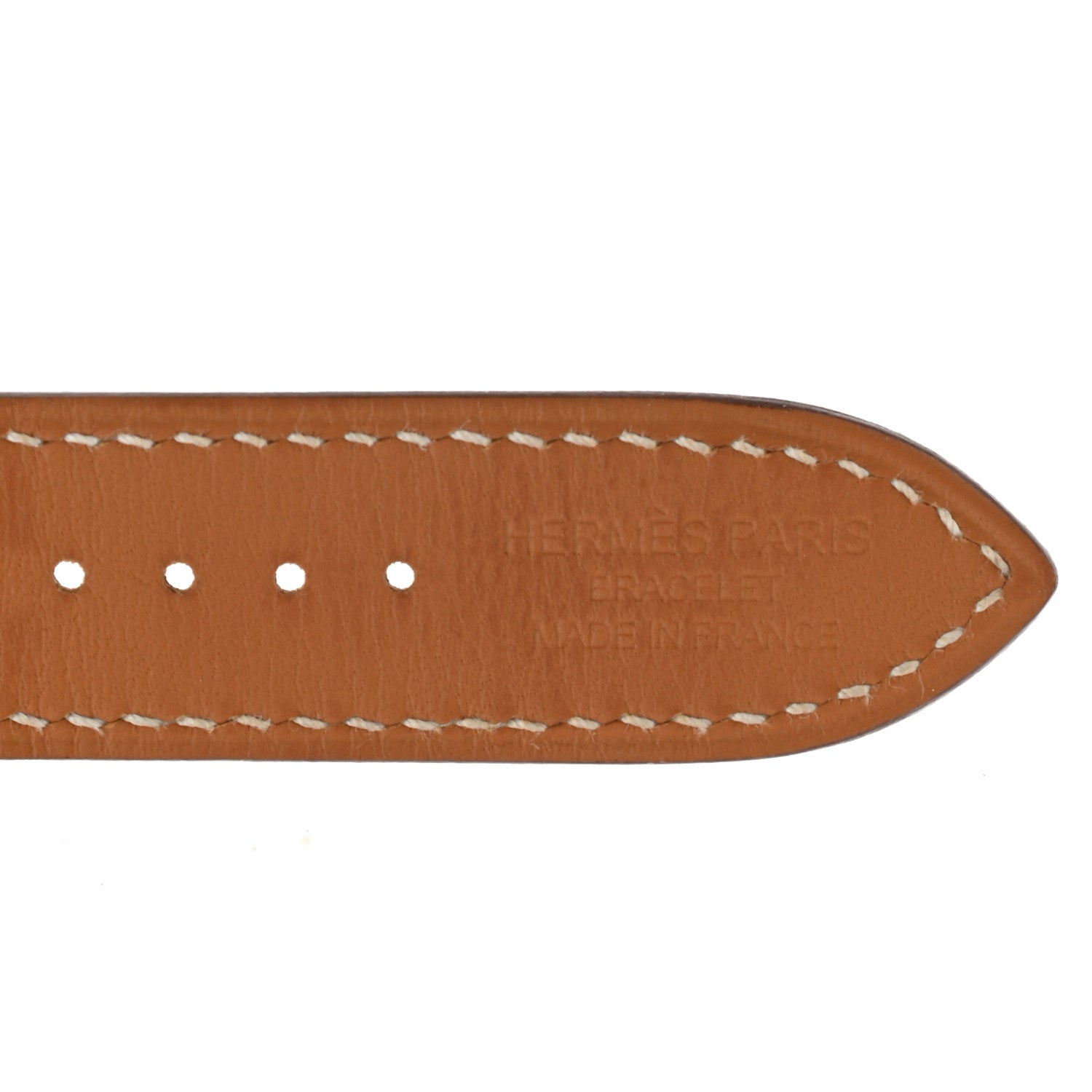 Hermes Barenia 40mm Apple Watch Single Tour Band Fauve 4 of 4