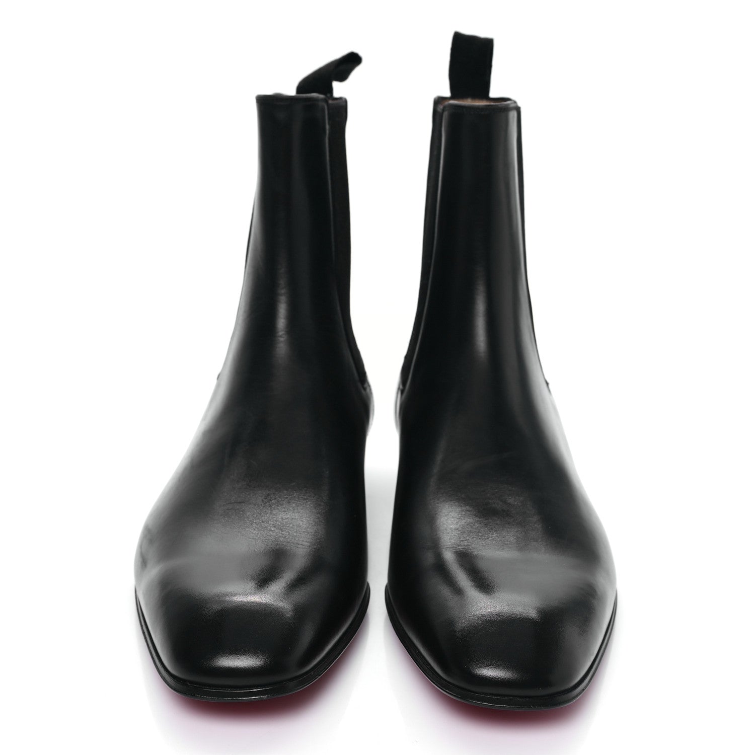 Christian Louboutin Calfskin Roadie Flat Chelsea Boots 40 Black 2 of 7