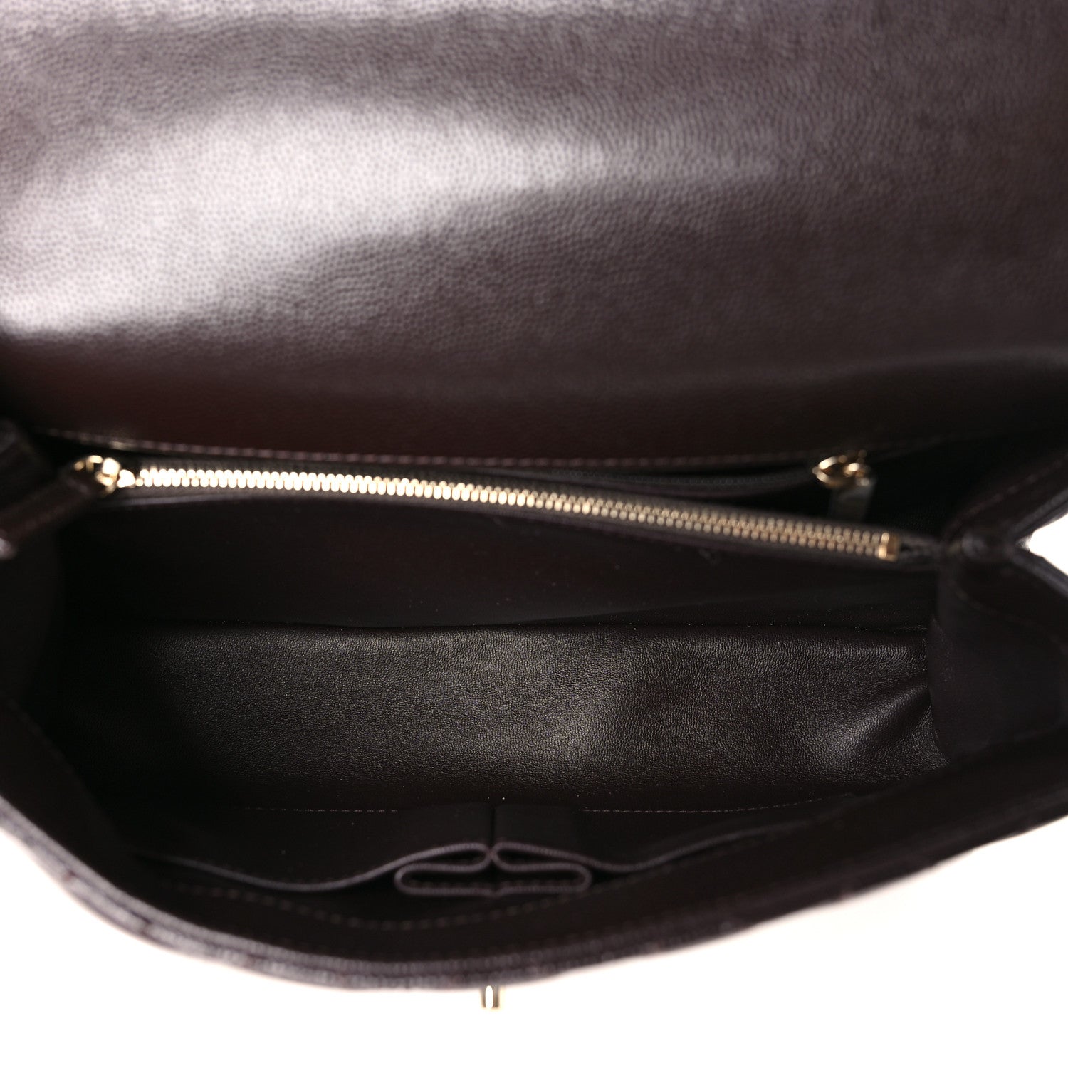 Chanel Caviar Quilted Small Coco Handle Flap Dark Brown 5 of 8