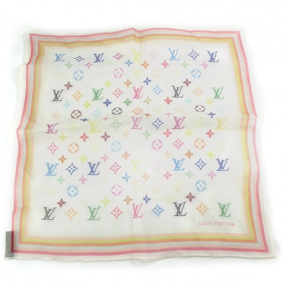 Louis Vuitton Monogram Multicolor Monogram Silk Scarf White 1 of 6