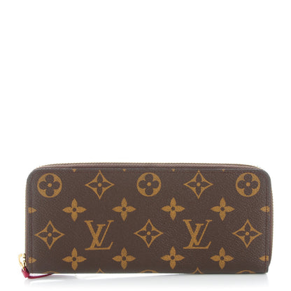 Louis Vuitton Monogram Clemence Wallet Fuchsia 1 of 6