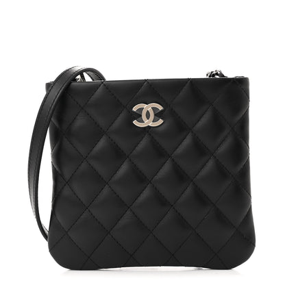 Chanel Lambskin Quilted Crossbody Bag Black 1 of 12