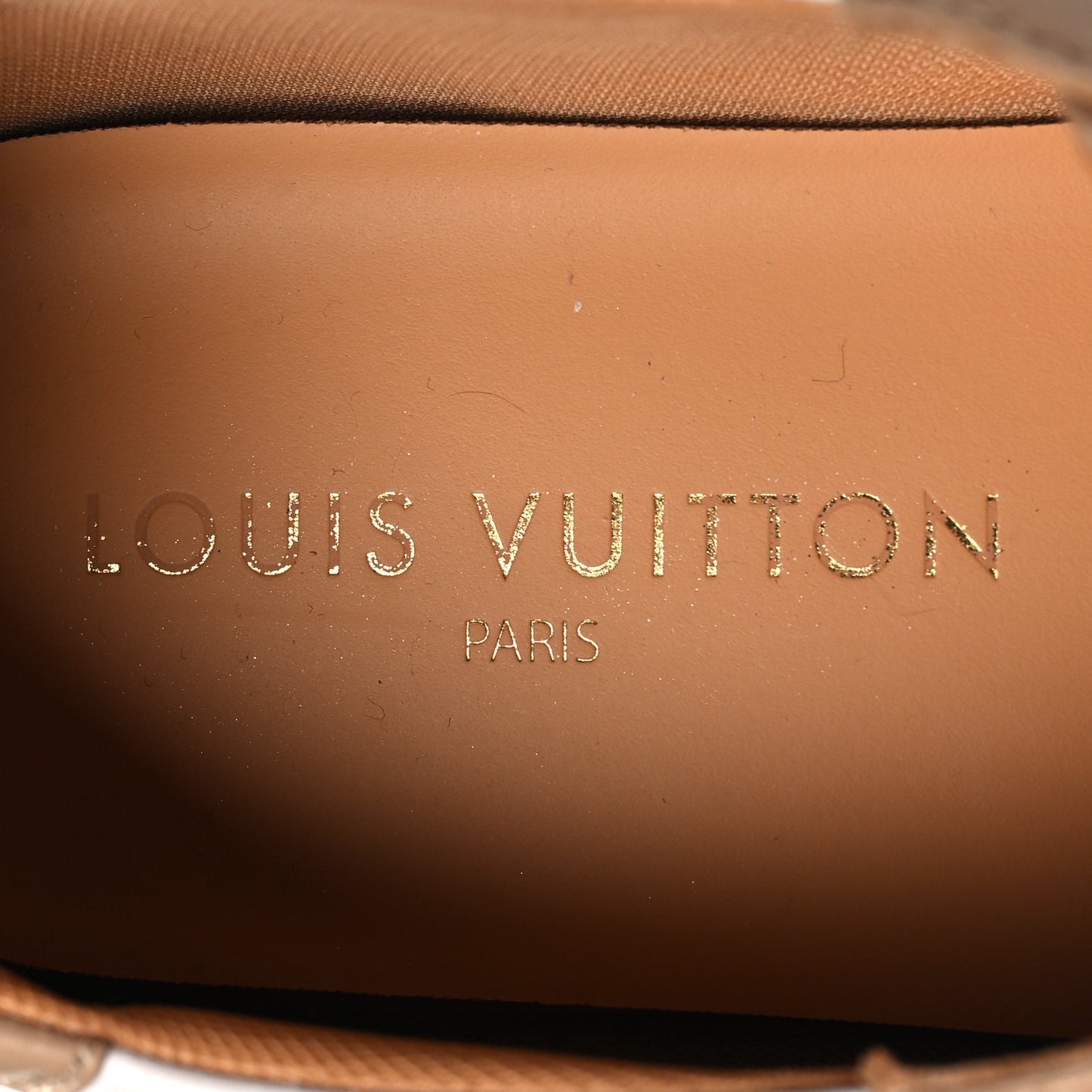 Suede Calfskin LV Sneakerina 41 Hazelnut Brown