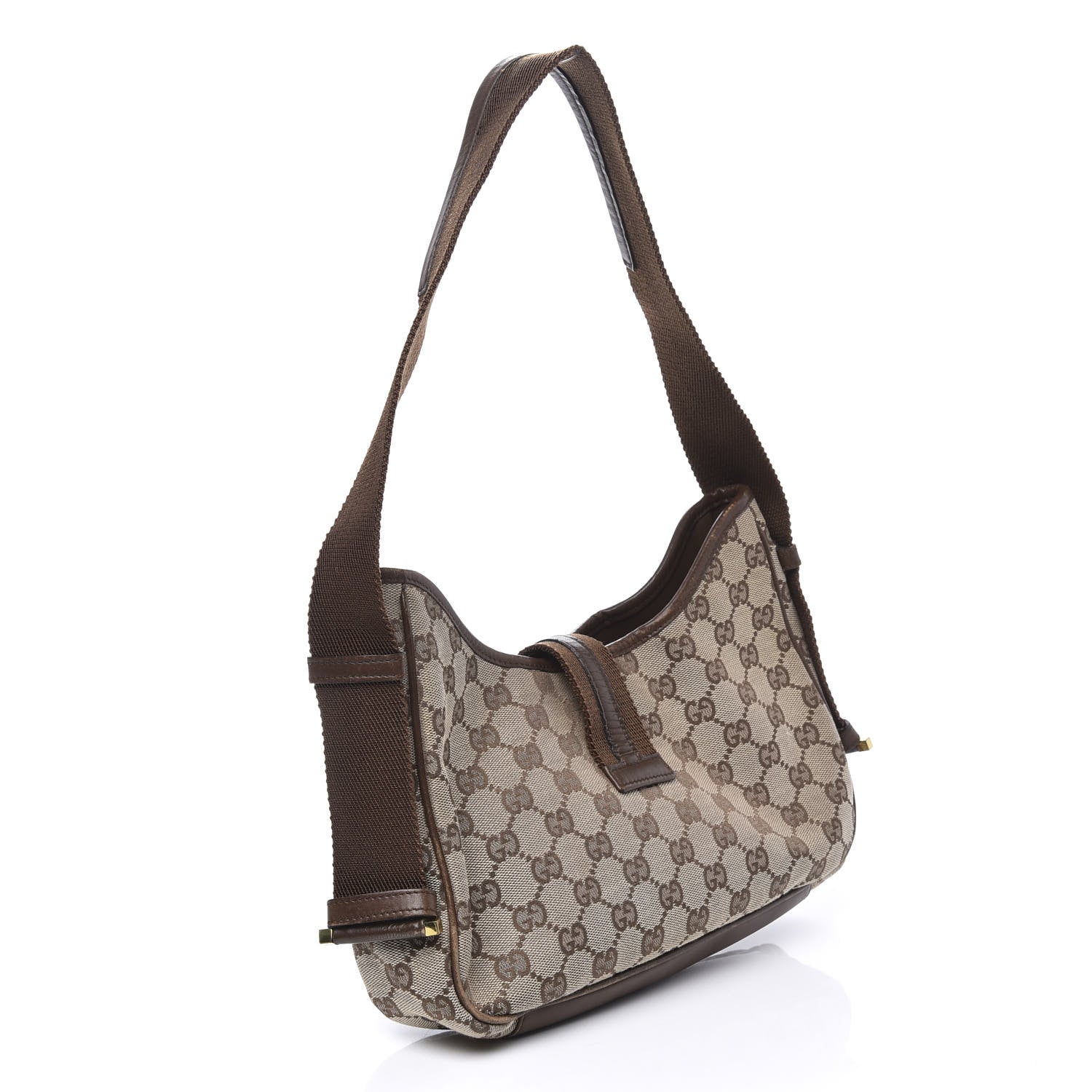 Gucci Monogram Shoulder Bag Brown 2 of 10