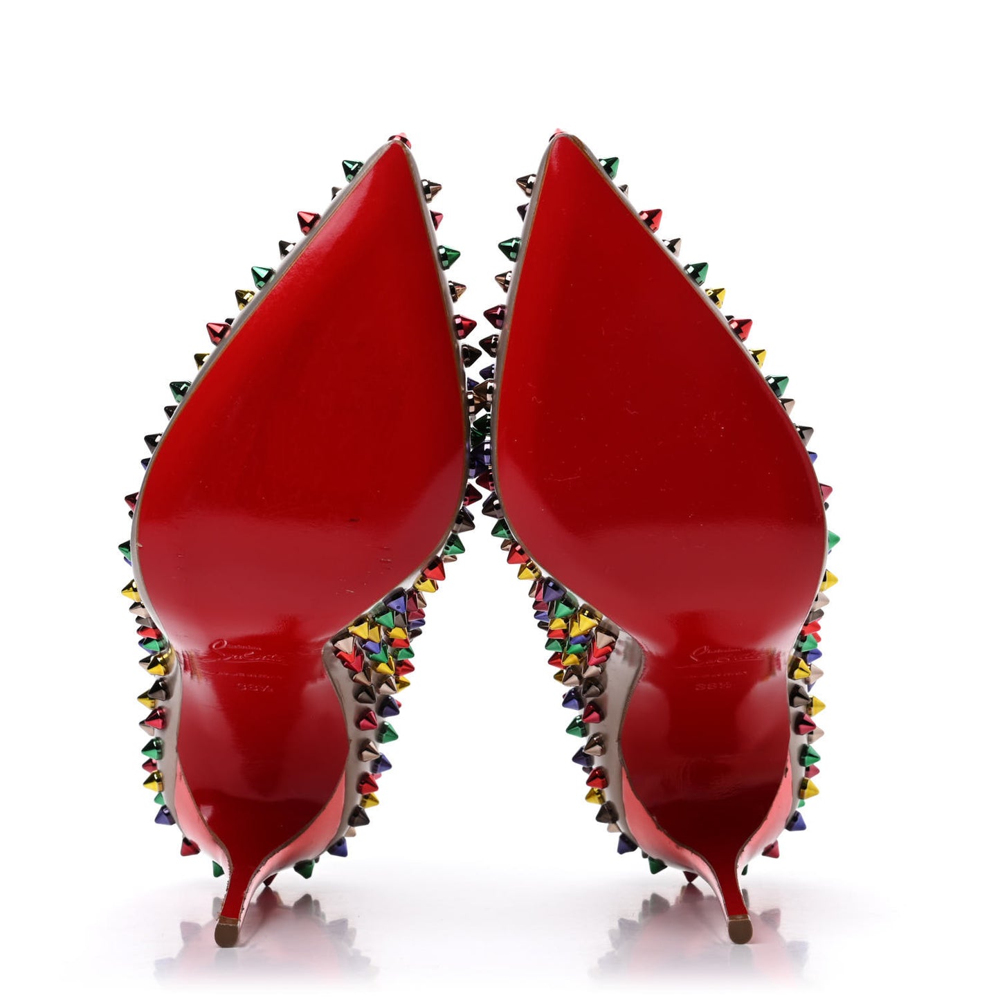 Specchio Follies Spikes 100 Pumps 38.5 Beige Multicolor