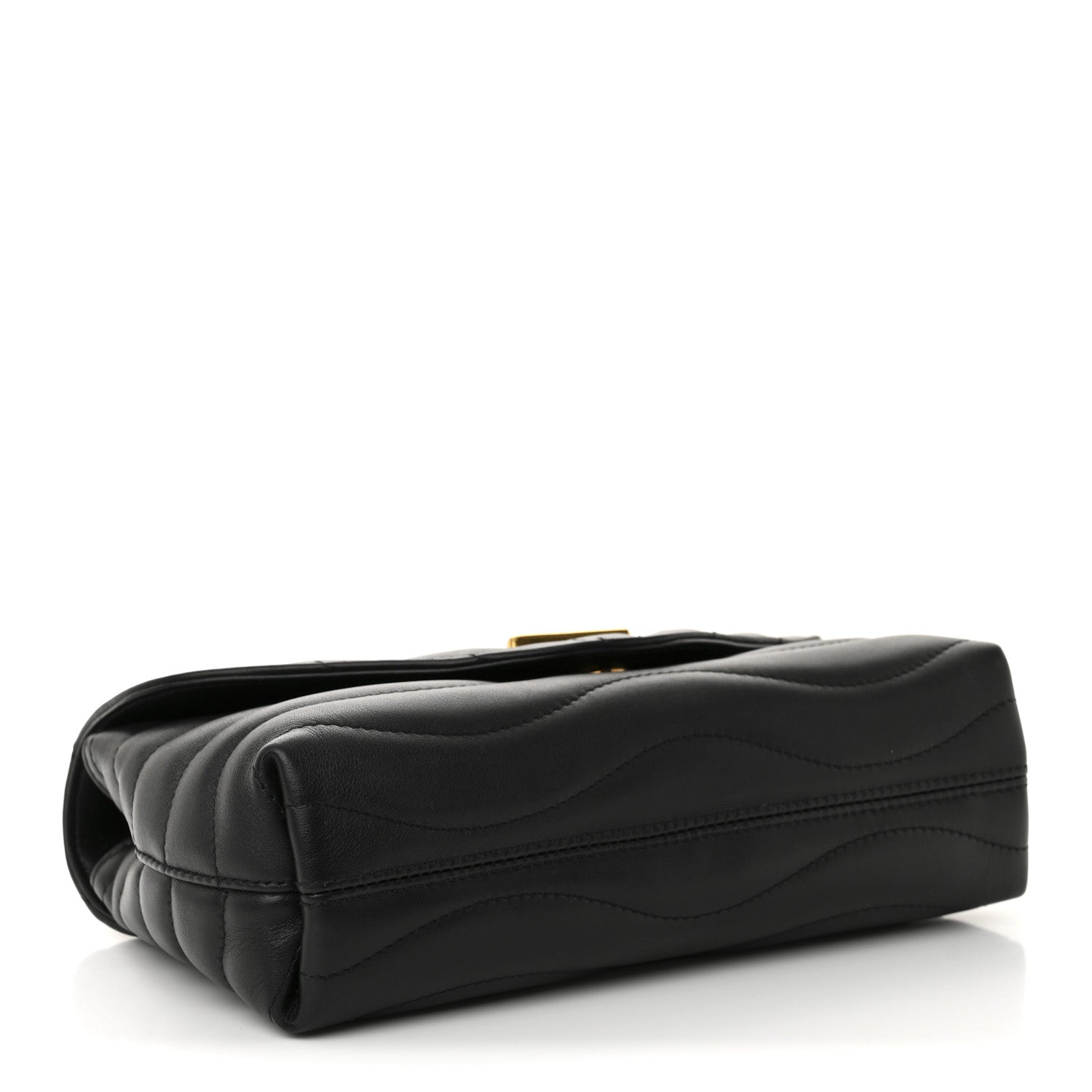 Louis Vuitton Calfskin LV New Wave Chain Bag Black 4 of 10