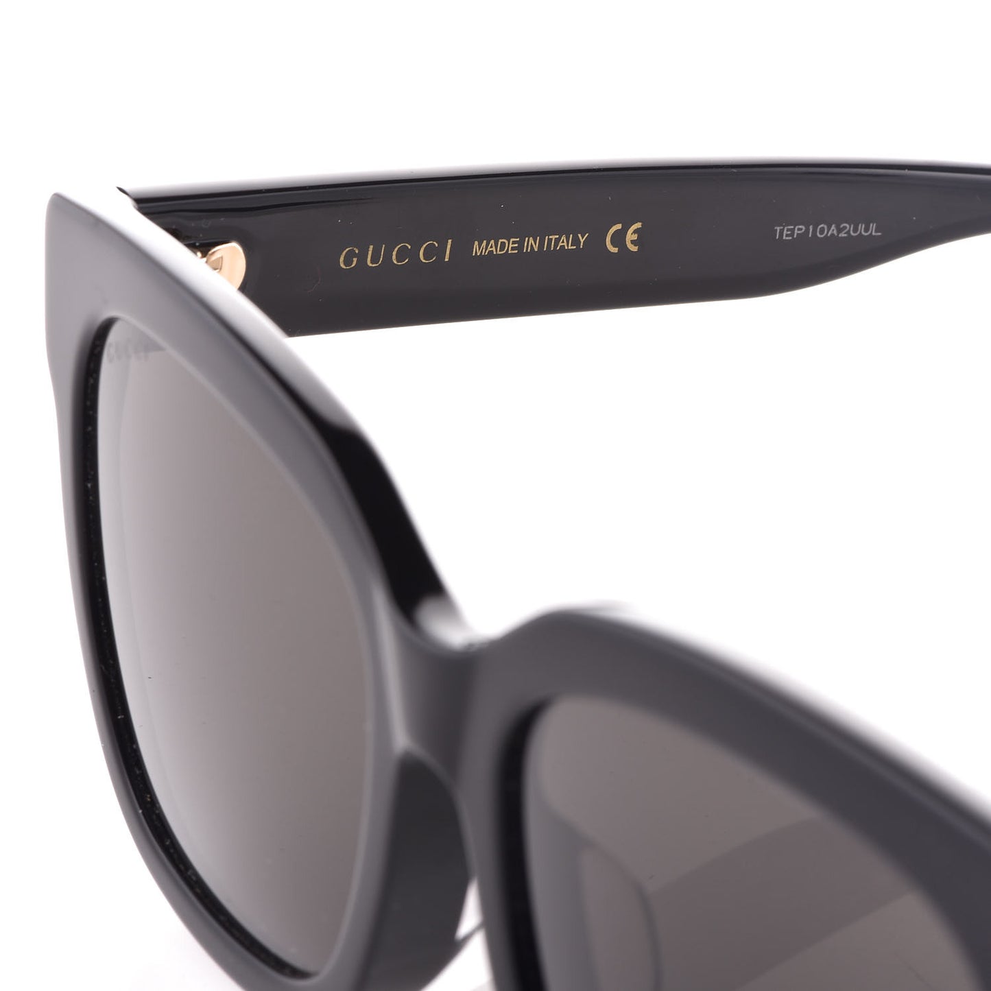 Acetate Square GG 0034SA Sunglasses Black