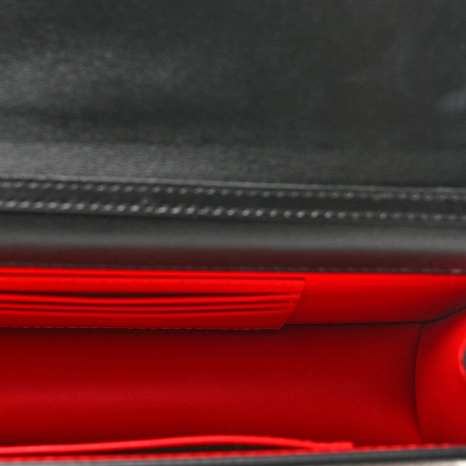 Christian Louboutin Calfskin Amazonia Loubi54 Crossbody Clutch Dark Brown 5 of 10