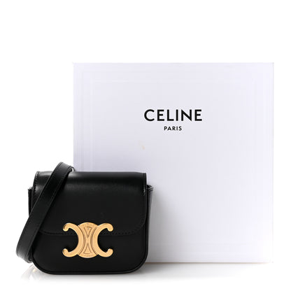 Celine Shiny Calfskin Mini Claude Black 16 of 16