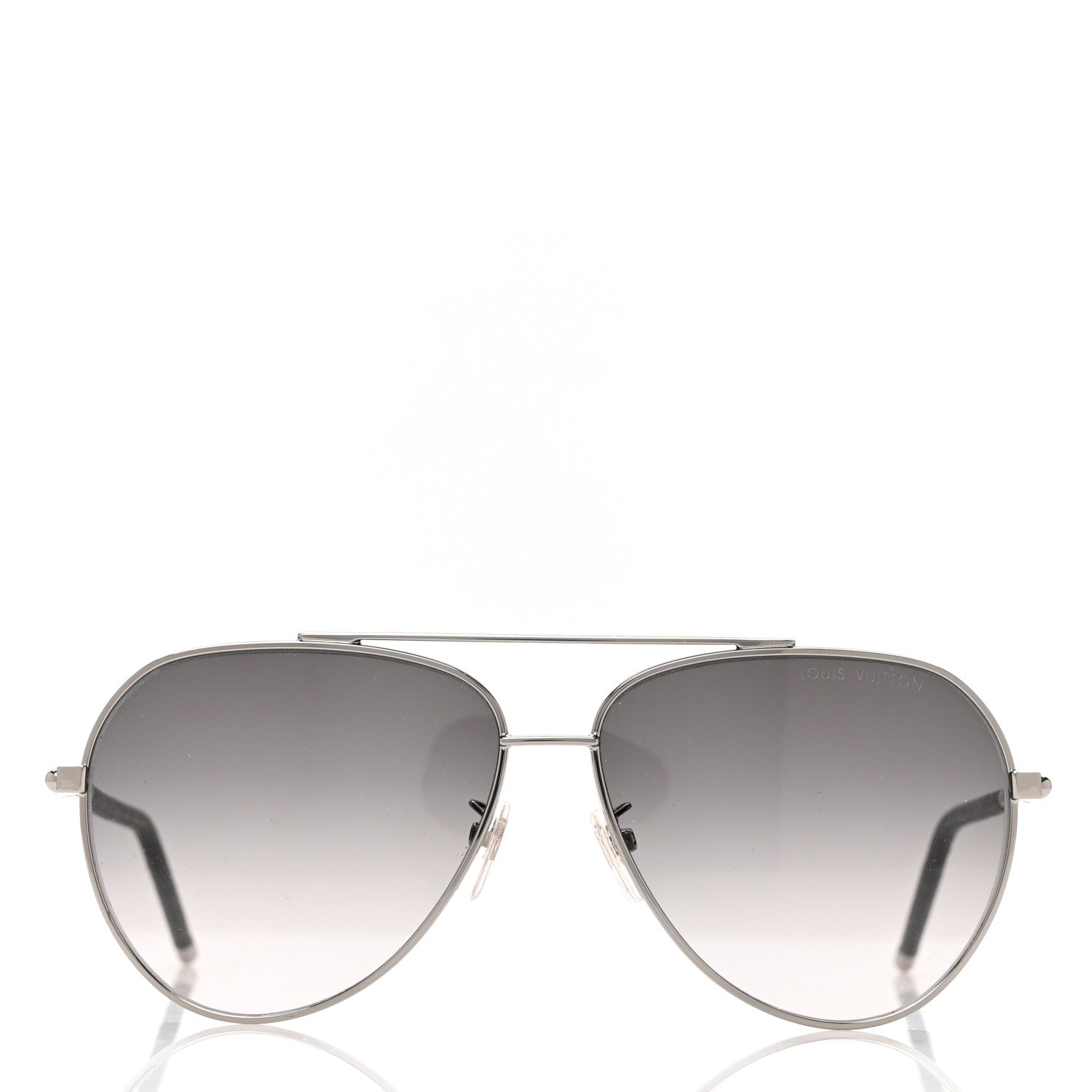 Louis Vuitton Pilote Aviator Sunglasses Z1795U Black 2 of 6