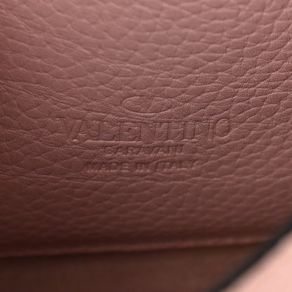Valentino Garavani Pebbled Calfskin Medium Rockstud Flip Lock Crossbody Bag Water Rose 5 of 7