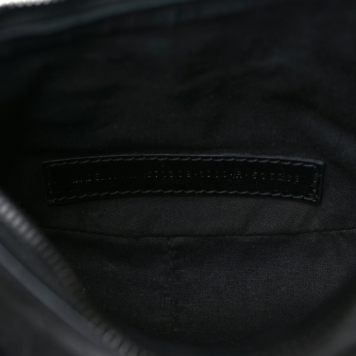 Balenciaga Extra Supple Calfskin Crocodile Embossed Monochrome Le Cagole Shoulder Bag XS Black 7 of 10