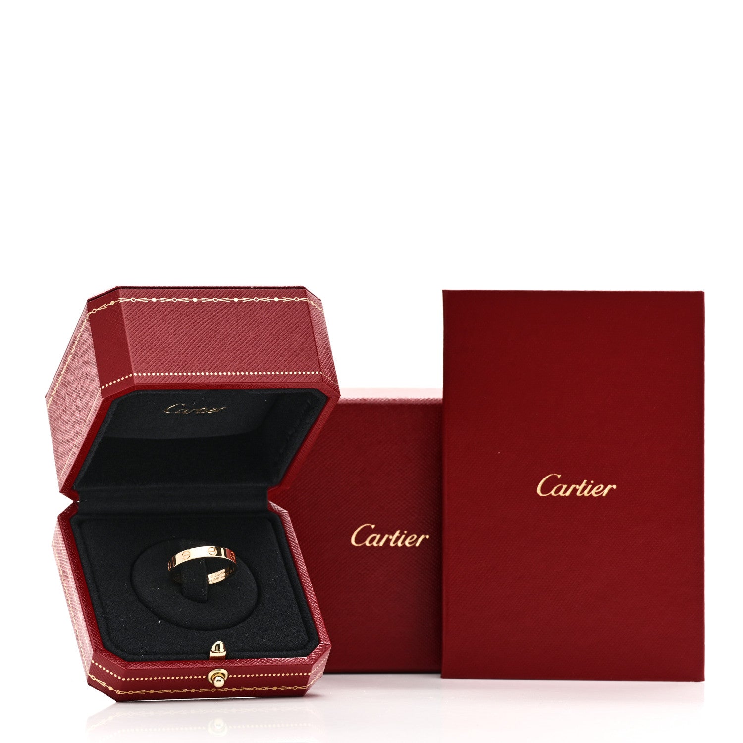 Cartier 18K Yellow Gold 3.5mm LOVE Wedding Band Ring 59 8.75 5 of 5