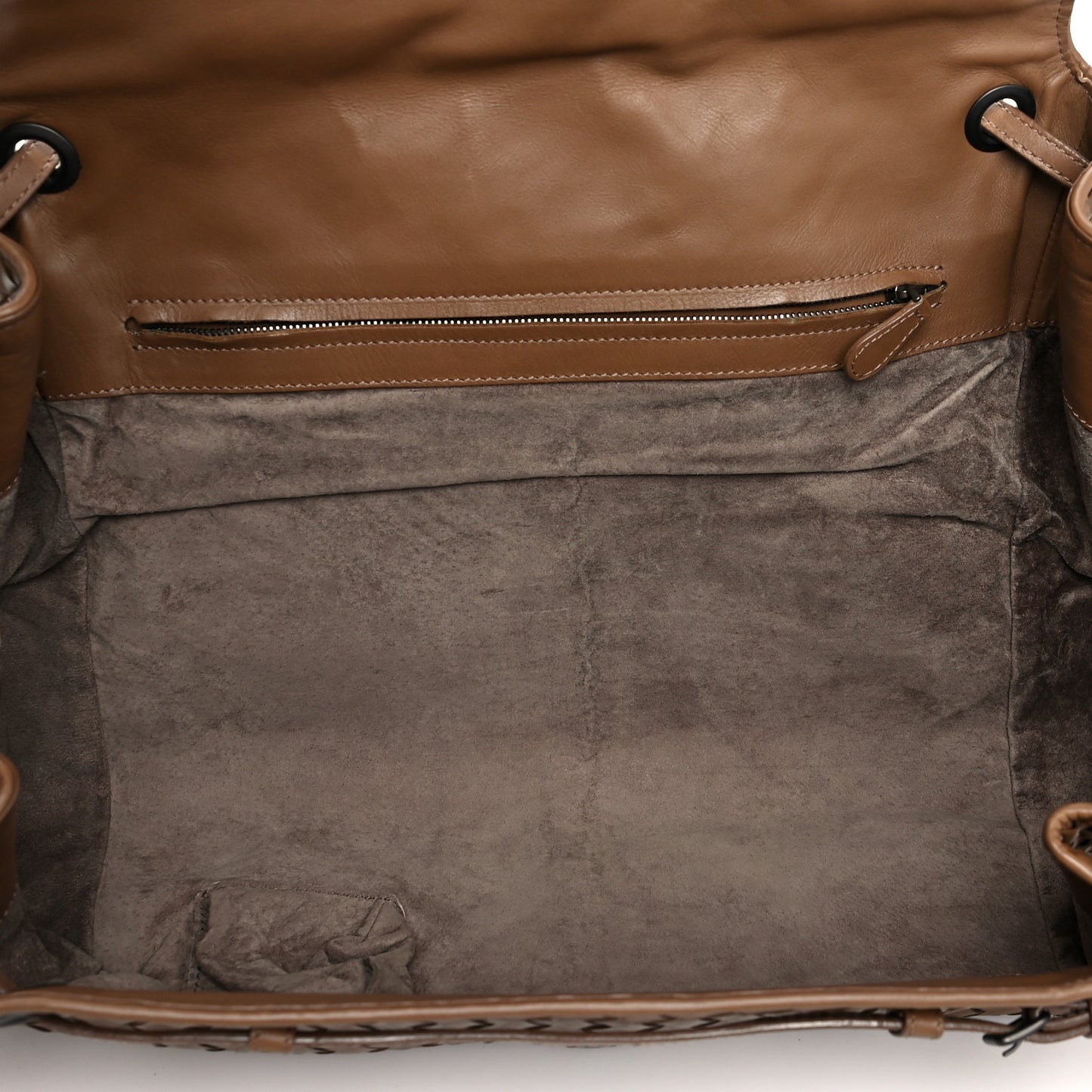 Nappa Intrecciato Messenger Bag Chene