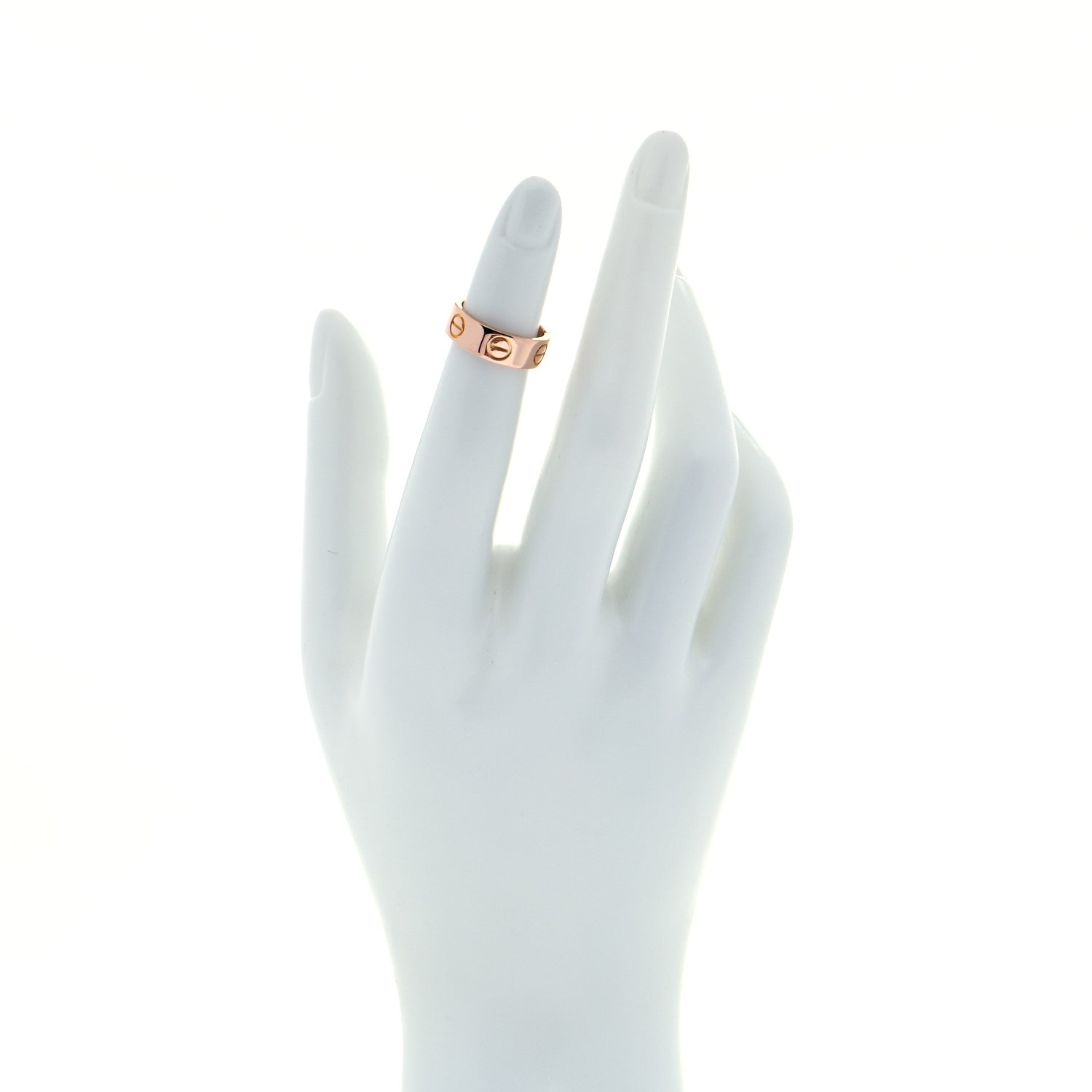 Cartier 18K Pink Gold 5.5mm LOVE Ring 45 3.25 2 of 6
