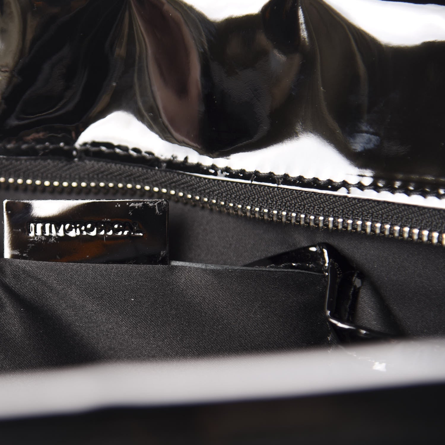 Burberry Patent Quilted Large Manor Tote Black 10 of 11