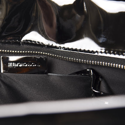 Burberry Patent Quilted Large Manor Tote Black 10 of 11