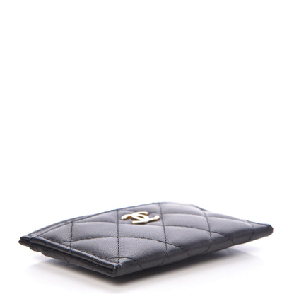 Chanel Lambskin Quilted Card Holder Black 4 of 9