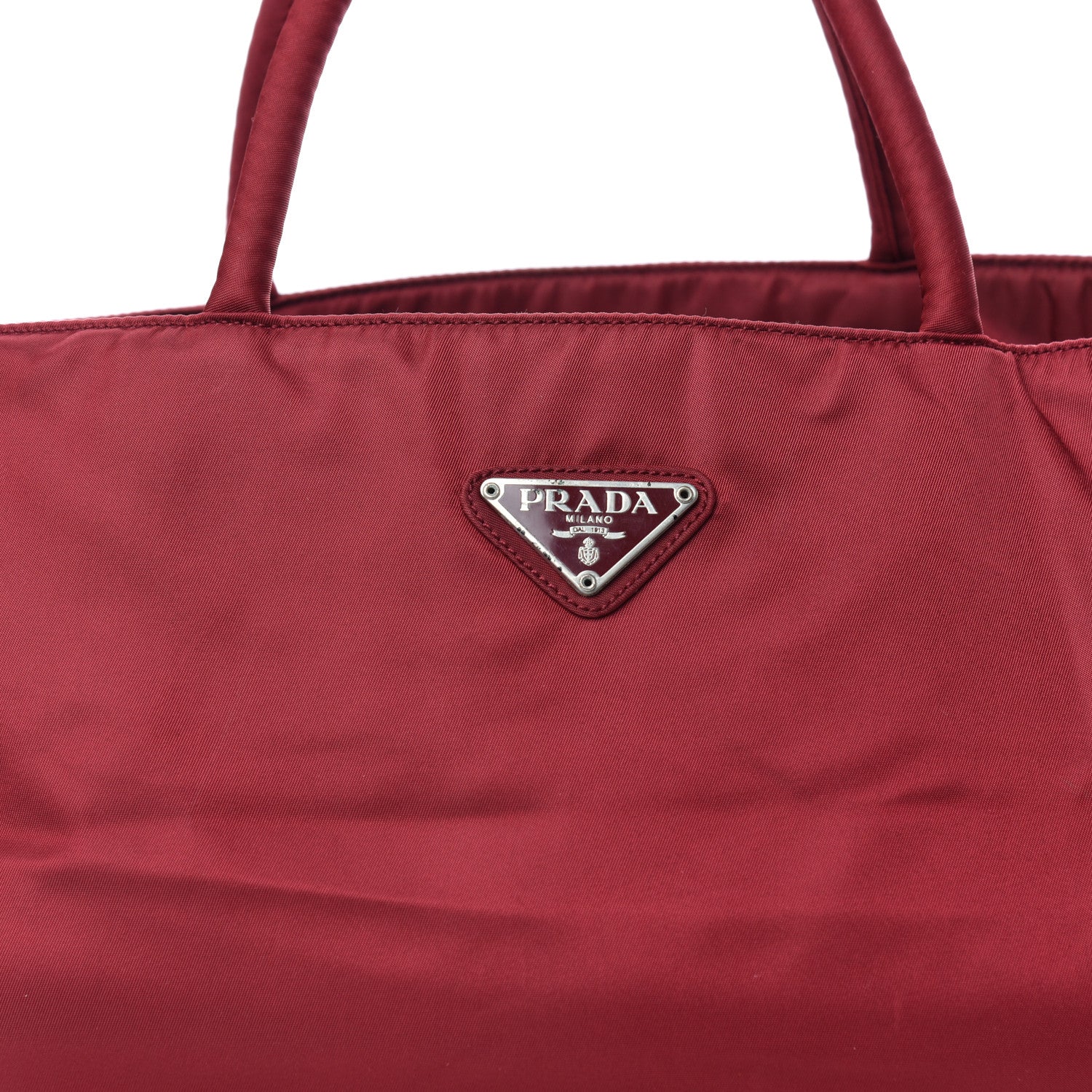 Prada Tessuto Nylon Tote Fuoco 9 of 9