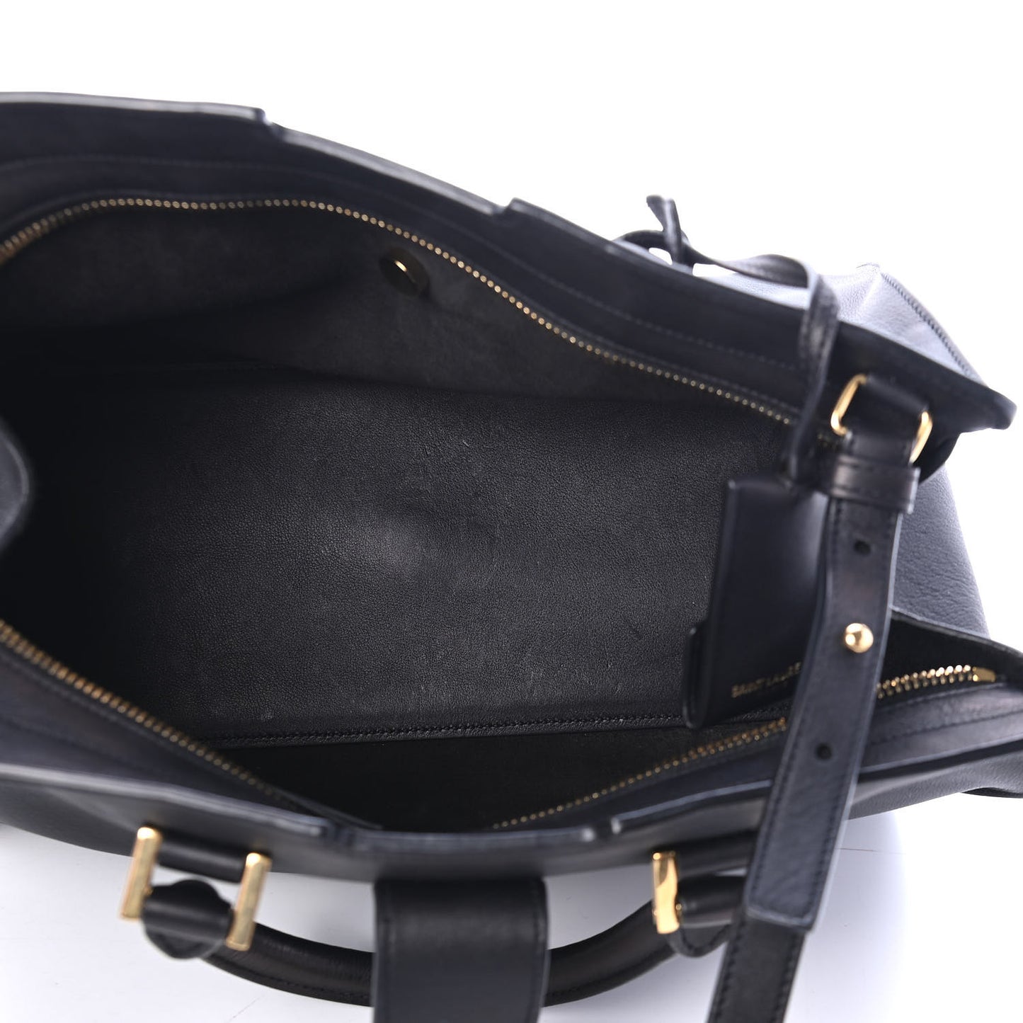 Calfskin Small Classic Y Cabas Black