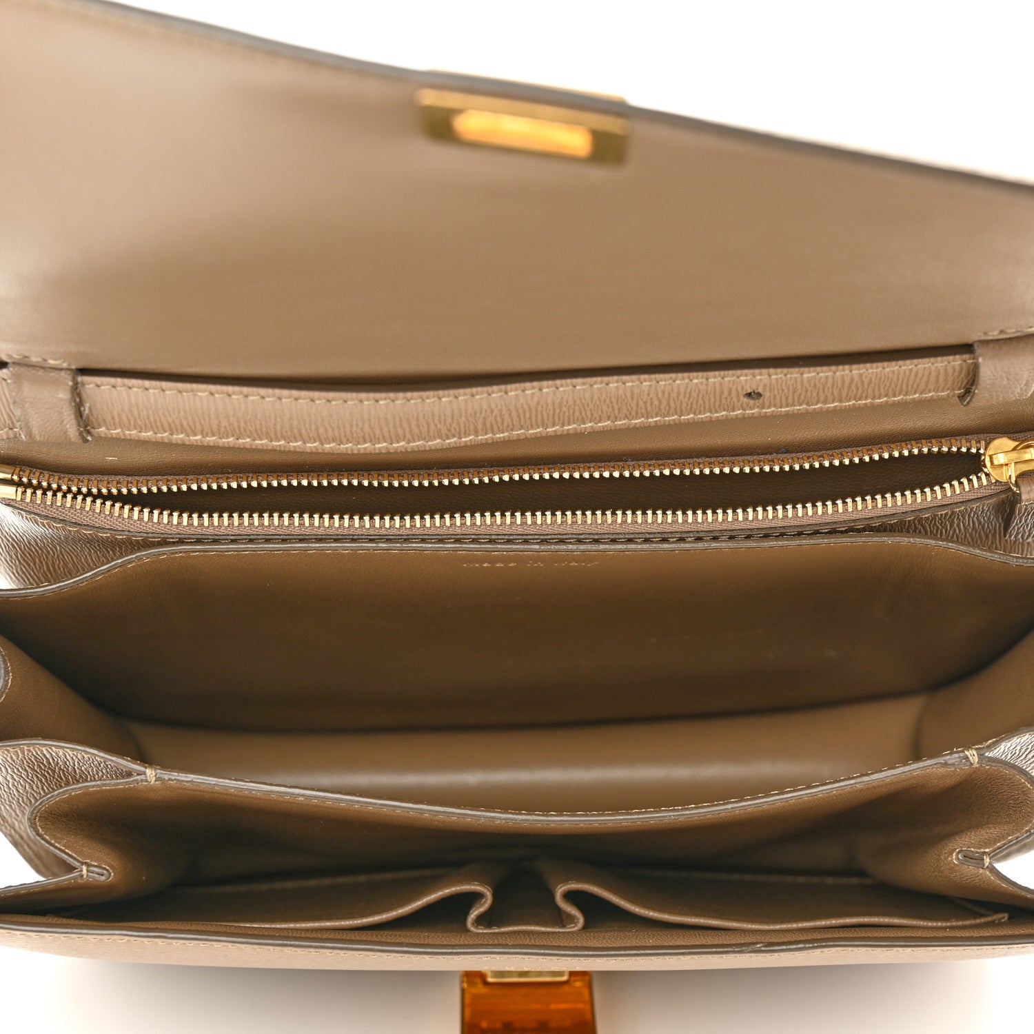 Celine Liege Calfskin Medium Classic Box Flap Bag Taupe 5 of 11