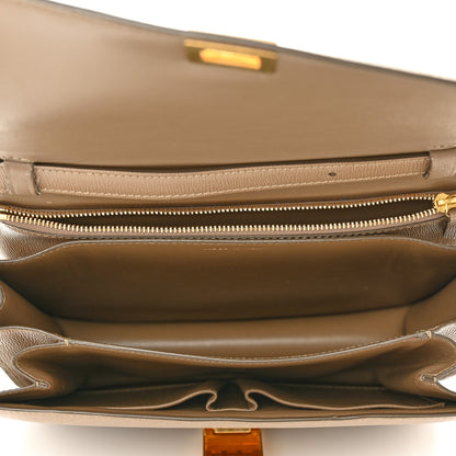 Celine Liege Calfskin Medium Classic Box Flap Bag Taupe 5 of 11