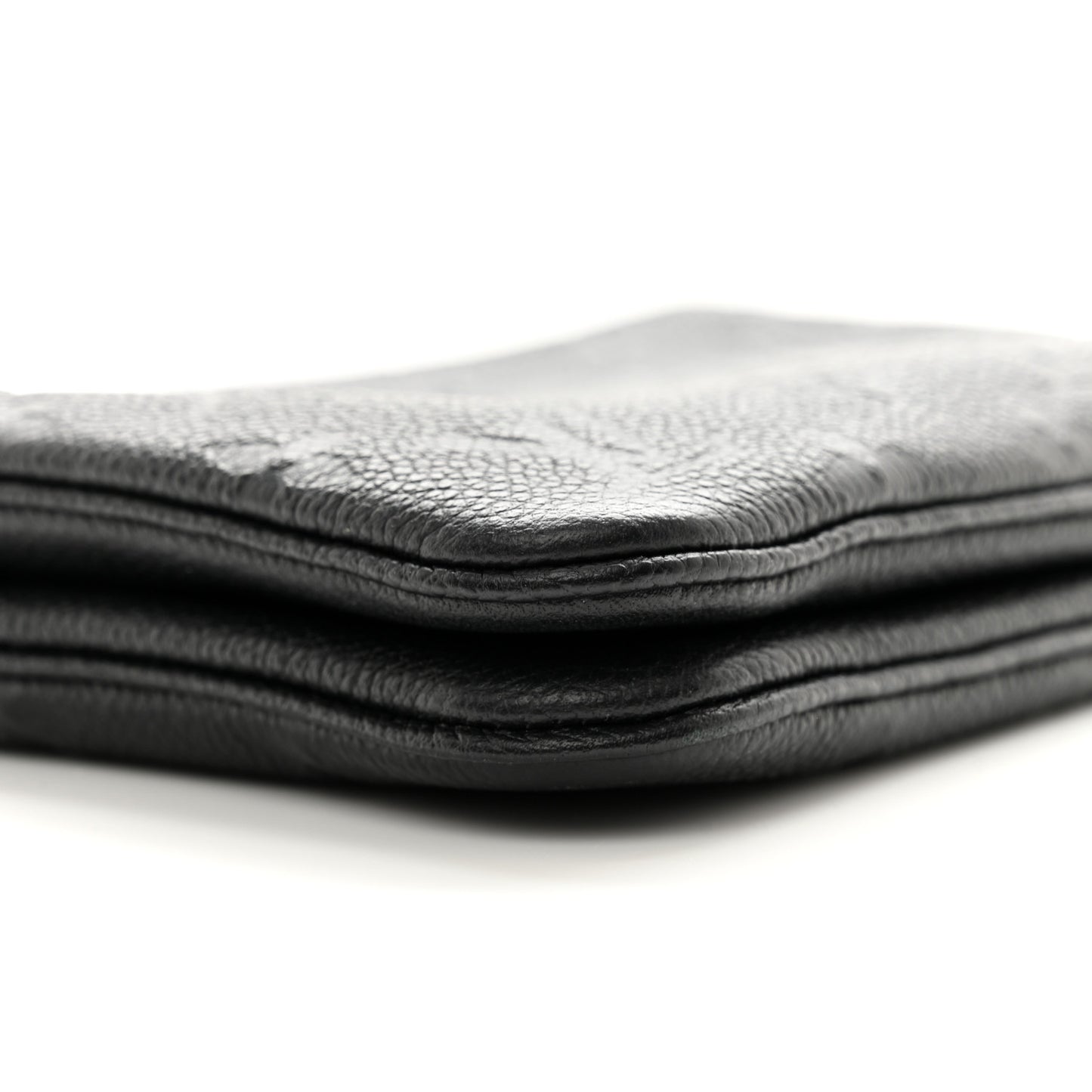 LOUIS VUITTON Empreinte Double Zip Pochette Black