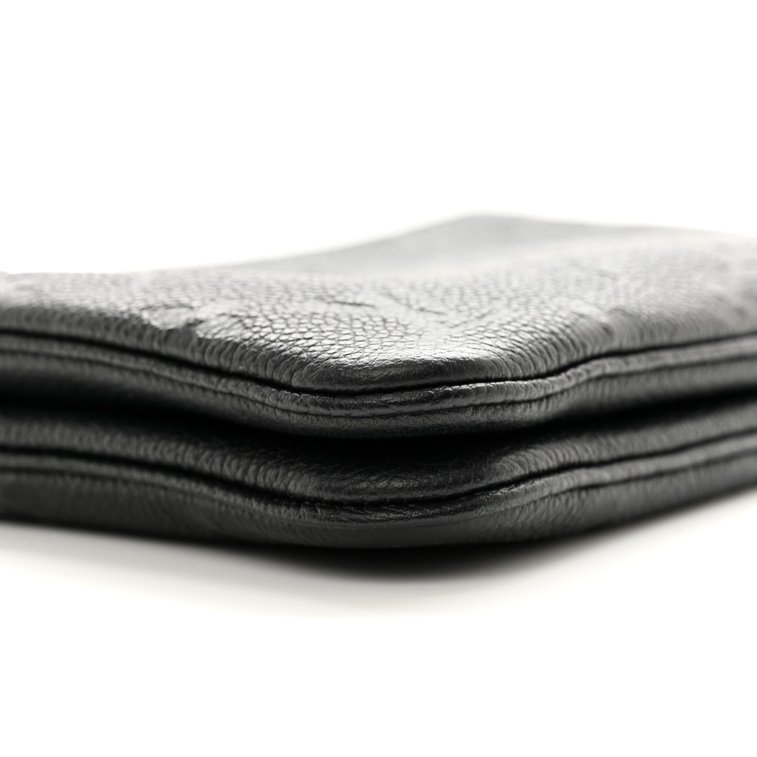 Louis Vuitton LOUIS VUITTON Empreinte Double Zip Pochette Black 9 of 10