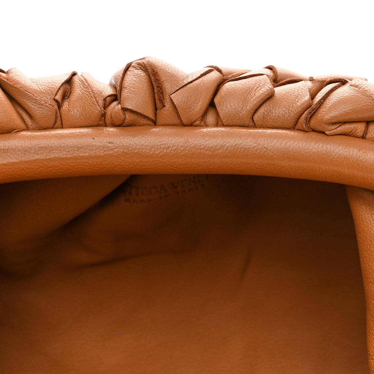 Nappa Intrecciato The Mini Pouch Carmel