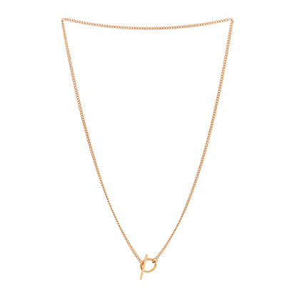 Hermes 18K Rose Gold PM Echappee Necklace ST 3 of 5