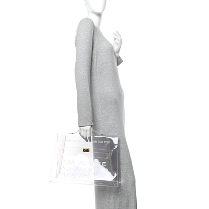 Hermes Vinyl Souvenir De L'Exposition Kelly Transparent 2 of 13