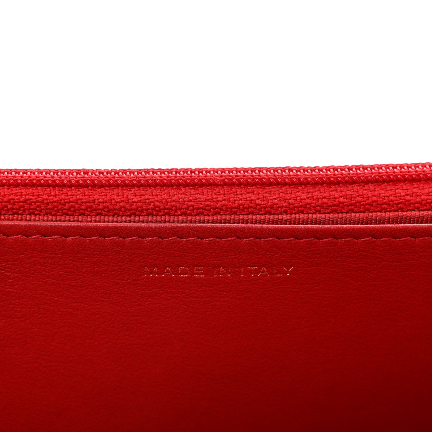 Chanel Caviar Quilted Wallet on Chain WOC Dark Red 7 of 12