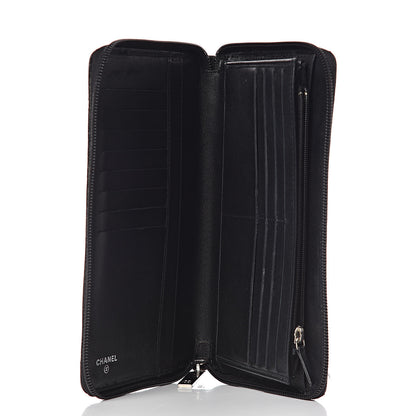 Chanel Caviar Large Timeless CC Zip Around Organizer Wallet Black 5 of 14