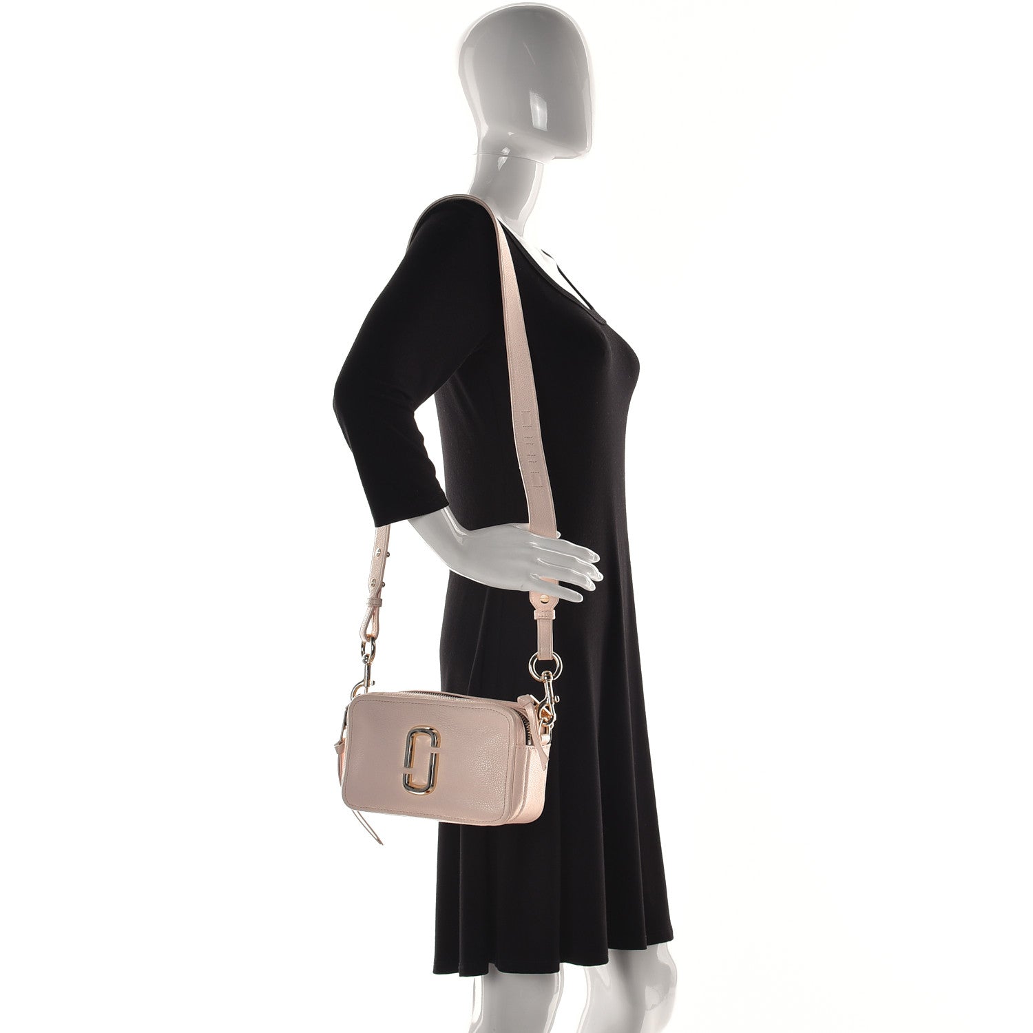 Marc Jacobs Supple Natural Grain Calfskin The Softshot 21 Pink Tutu 4 of 11