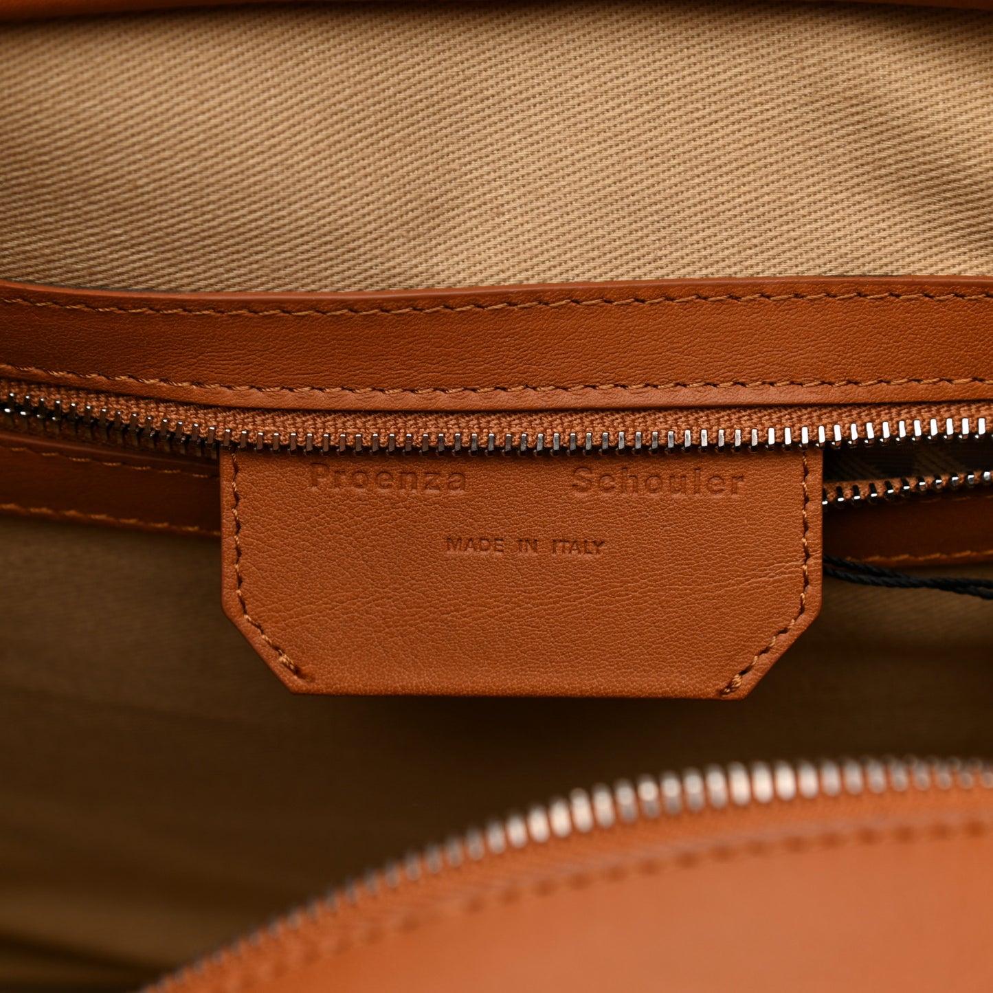 Calfskin Small PS11 Tote Caramel