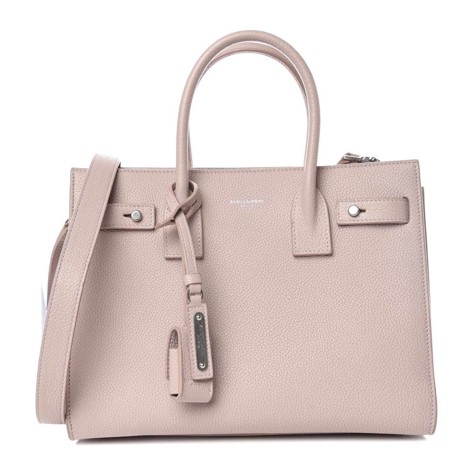 Saint Laurent Grained Calfskin Baby Sac De Jour Souple Powder Pink 1 of 11